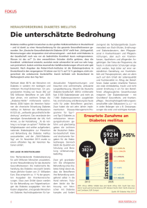 Herausforderung Diabetes mellitus: Die unterschätzte Bedrohung