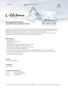 L-Glutamin - Arktis BioPharma