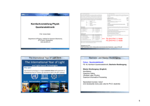 Quantenelektronik