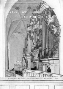 Franz Liszt und die Orgel - Liszt