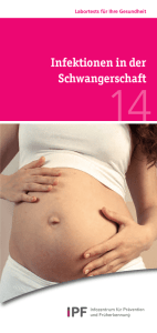 Infektionen in der Schwangerschaft