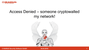 Access Denied – someone cryptowalled my network! - Der E-Day