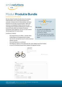 Mit dem Modul Produkte Bundle können Sie einzelne Artikel