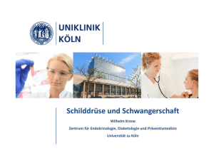 Schilddrüse und Schwangerschaft