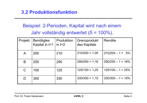 3.2 Produktionsfunktion Beispiel: 2