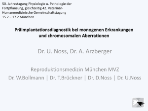 Präimplantationsdiagnostik bei monogenen - IVF