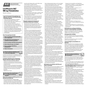 Levofloxacin AbZ 500 mg Filmtabletten