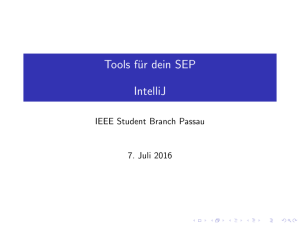 IntelliJ - IEEE Passau