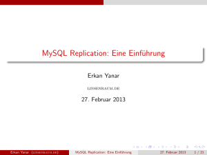 MySQL Replication: Eine Einführung