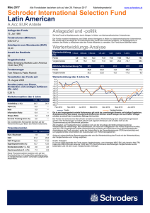 Schroder International Selection Fund Latin American