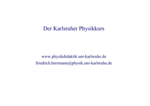 Der Karlsruher Physikkurs