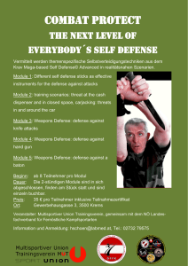 Combat Protect The Next Level of Everybody`s Self Defense