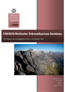 Beschrieb UNESCO-Welterbe Tektonikarena