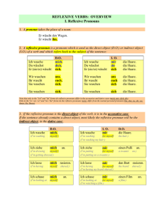 reflexive verbs