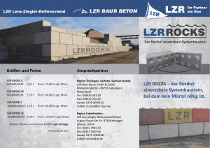 LZR ROCKS S 80X80X40CM 0,61 t Preis: 74,00 € zzgl. Mwst. LZR