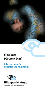 Glaukom (Grüner Star) Format