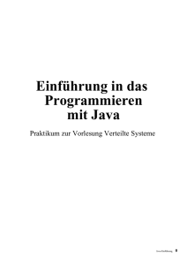 Einführung in das Programmieren mit Java