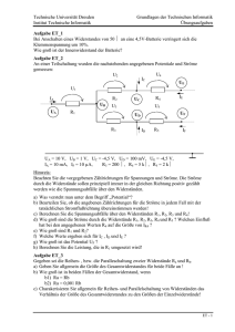 Technische Universität Dresden Grundlagen der Technischen