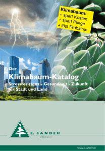 Klimabaum-Katalog - E