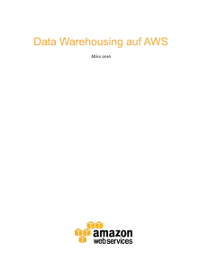 Data Warehousing auf AWS