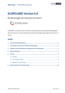 White Paper SCOPELAND Version 6.4