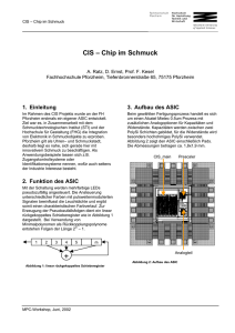 CIS – Chip im Schmuck - Hochschule Pforzheim