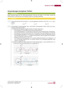 Anwendungen komplexer Zahlen