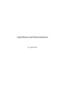 Algorithmen und Datenstrukturen