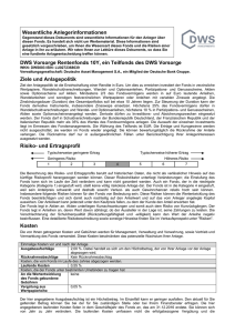 DWS Vorsorge Rentenfonds 10Y