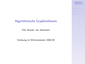 Algorithmische Graphentheorie