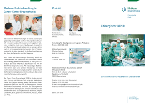 Chirurgische Klinik - Klinikum Braunschweig