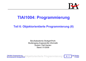 TIAI1004: Programmierung