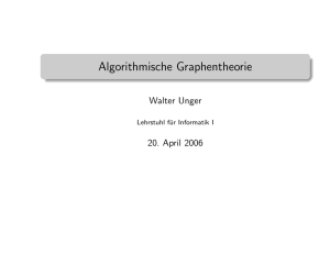 Algorithmische Graphentheorie