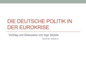 die deutsche politik in der eurokrise