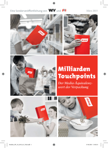 Milliarden Touchpoints - Inspiration Verpackung