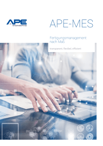 APE-MES - APE Engineering GmbH