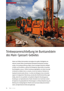 Trinkwassererschließung im Buntsandstein des Main