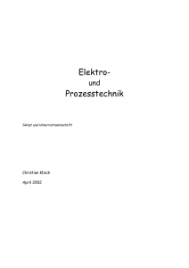 Elektro- Prozesstechnik