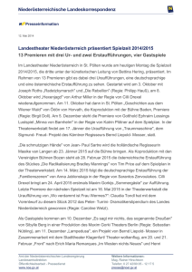 Landestheater Niederösterreich präsentiert Spielzeit 2014/2015 13