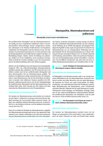 Mastopathie, Mammakarzinom und Jodlactone