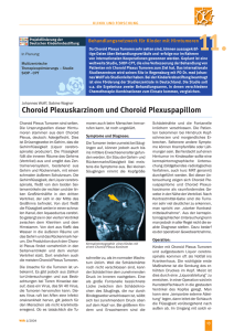 Choroid Plexuskarzinom und Choroid Plexuspapillom