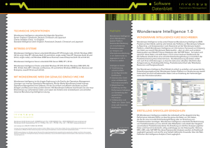 Software Datenblatt