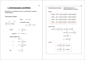 7. Schwingungen und Wellen