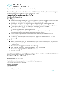 Specialist Group Accounting (m/w)