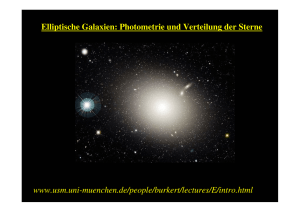 Elliptische Galaxien: Photometrie und Verteilung der Sterne www