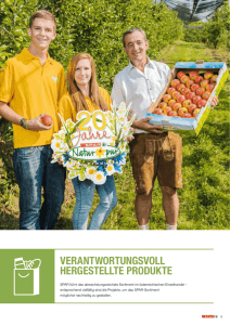 verantwortungsvoll hergestellte produkte