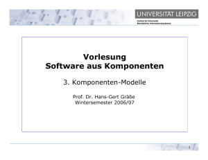 Vorlesung Software aus Komponenten