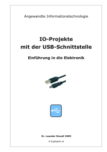 IOProjekte mit der USBSchnittstelle