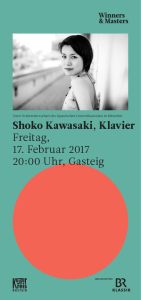 Shoko Kawasaki, Klavier Freitag, 17. Februar 2017 20:00 Uhr, Gasteig
