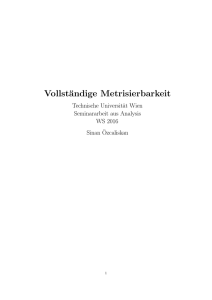 Vollständige Metrisierbarkeit